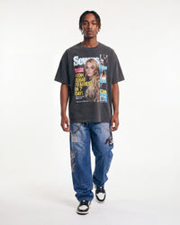 Triple Sevens Crash Out Tee Washed Black