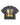 Triple Sevens Envy & Greed Tee black, washed tee with a cartoon duo over a yellow Envy and Greed starburst, front view