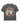 Triple Sevens Flamerock Tee black, washed band tee with flaming Facade Sevens Club graphic, front view