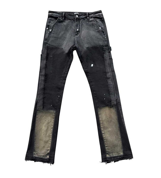 Triple Sevens Flared Denim Black – Restock AR