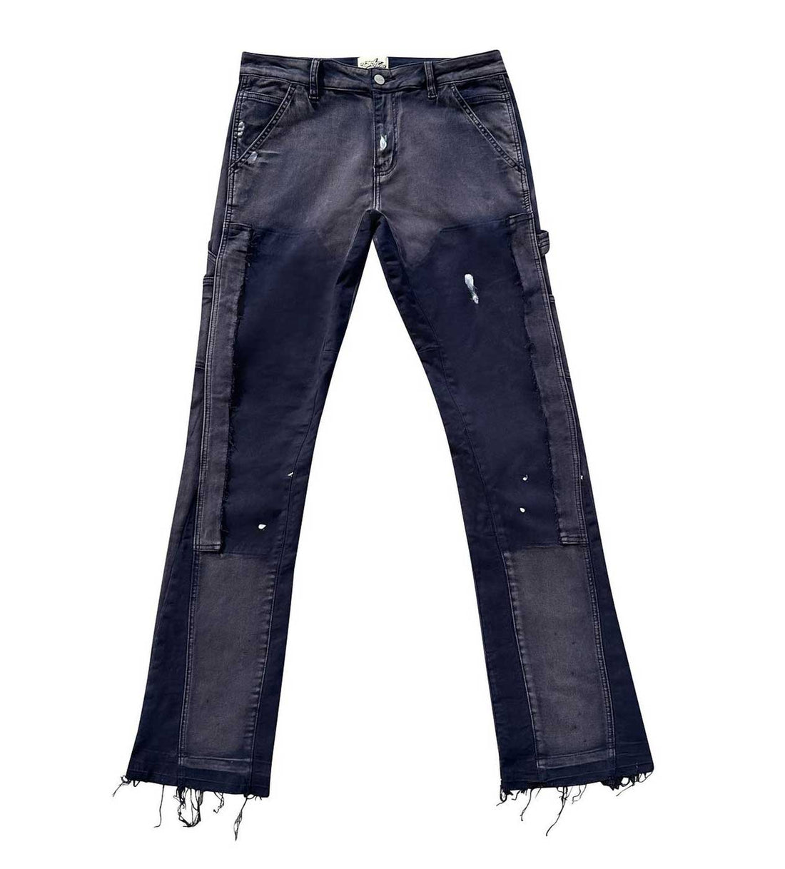 Triple Sevens Flared Jeans Navy
