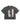 Triple Sevens Free OJ Tee black, washed tee with a framed greyscale portrait and vertical orange Sevens Club lettering, front view