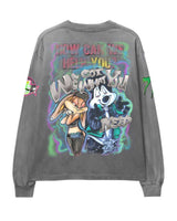 Triple Sevens Graffiti L/S Tee Concrete Grey