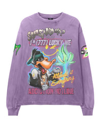 Triple Sevens Graffiti L/S Tee Purple