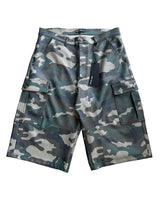Triple Sevens Leather Camo Shorts Green