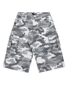 Triple Sevens Leather Camo Shorts Grey