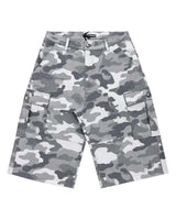 Triple Sevens Leather Camo Shorts Grey