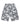 Triple Sevens Leather Camo Shorts grey, baggy faux-leather cargo shorts in urban camo, front view