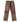 Triple Sevens Logo Leather Pant Brown