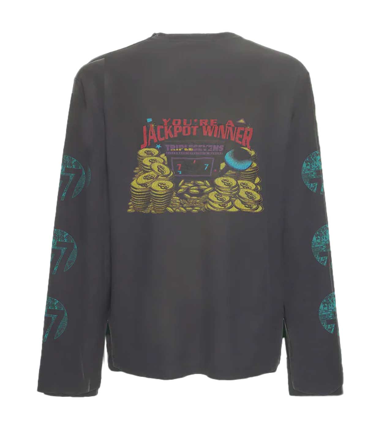 Triple Sevens Lucky Kiss L/S Tee Black – Restock AR