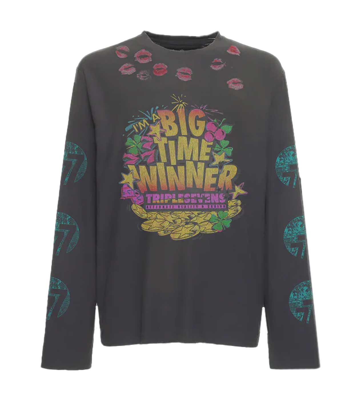 Triple Sevens All Star Long Sleeve Tee Black – Restock AR