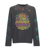 Triple Sevens Lucky Kiss L/S Tee Black