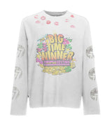 Triple Sevens Lucky Kiss L/S Tee White