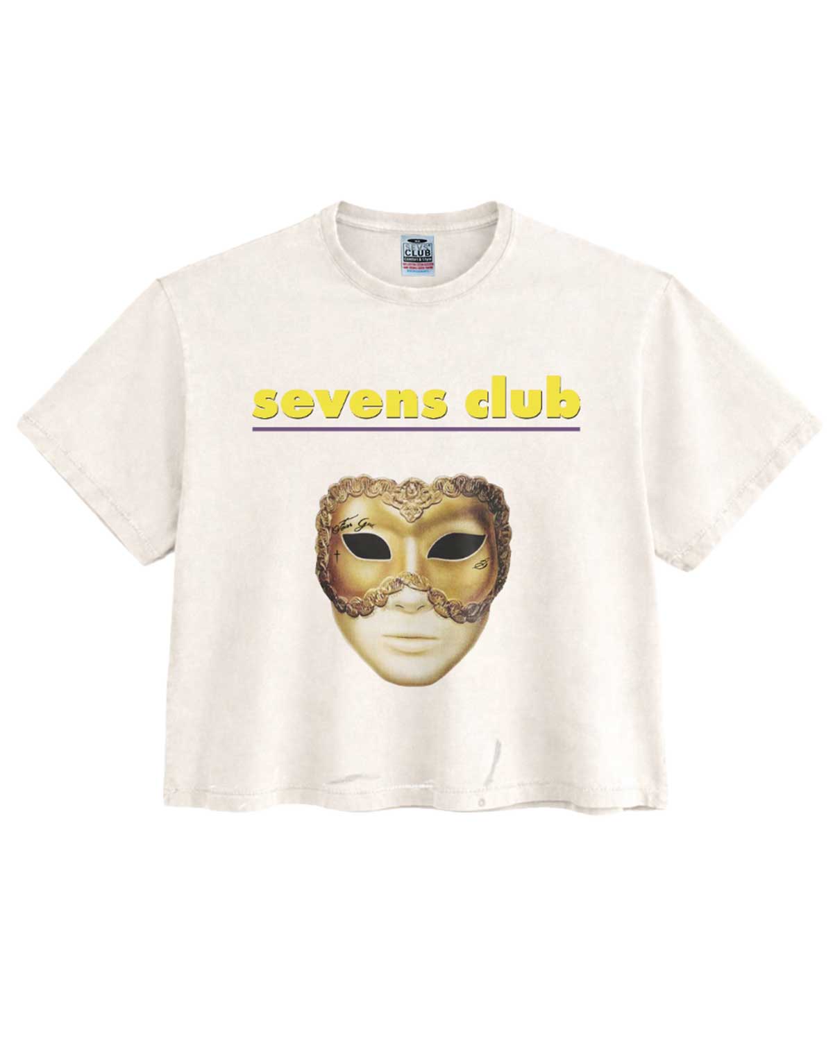 Triple Sevens Mask Tee White