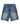 Triple Sevens Monogram Denim Shorts Blue