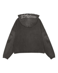 Triple Sevens Moto Hoodie Black