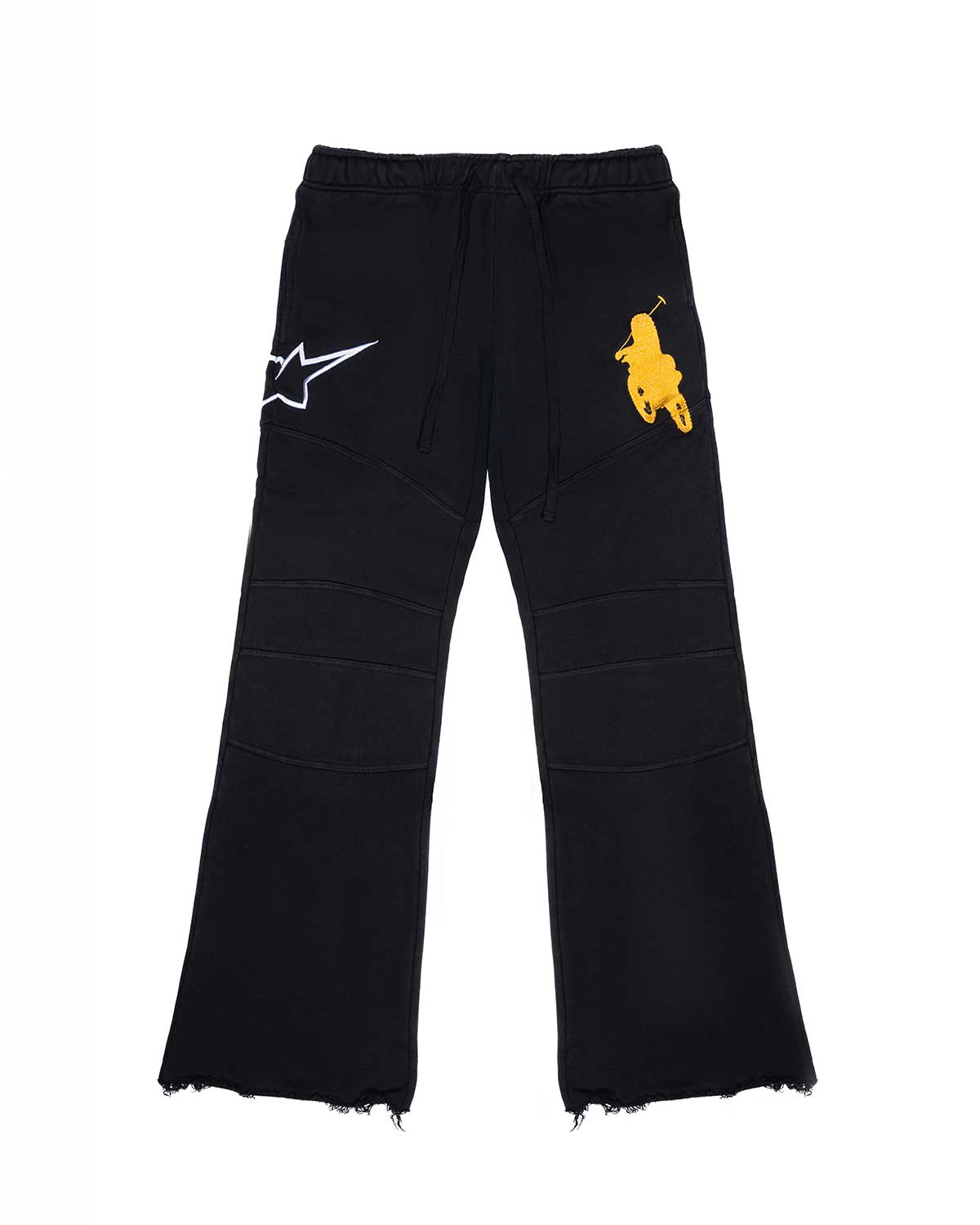 Triple Sevens Moto Sweatpants Black/Yellow *ComplexCon Exclusive*