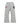 Triple Sevens Moto Sweatpants grey, wide-leg sweatpants with pink star patch and rider graphic, front view