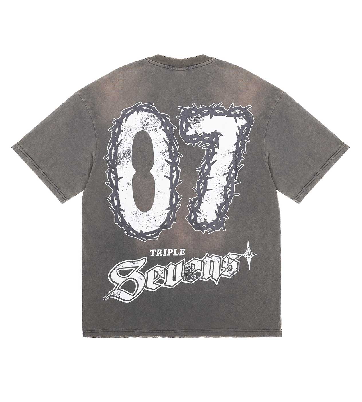 Triple Sevens NY Savior Tee Grey – Restock AR