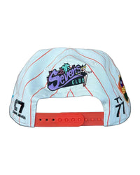 Triple Sevens Night Owl Cap Pinstripe Orange