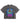 Triple Sevens Nirvana Tee black, washed tee with an underwater photo print and green and hot pink lettering, front view