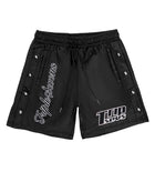 Triple Sevens Nylon Button Shorts Black