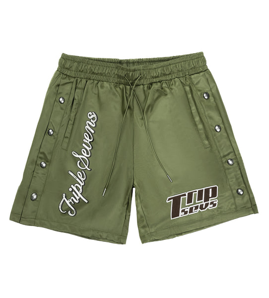 Triple Sevens Nylon Shorts Green – Restock AR