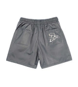 Triple Sevens Nylon Shorts Grey back view