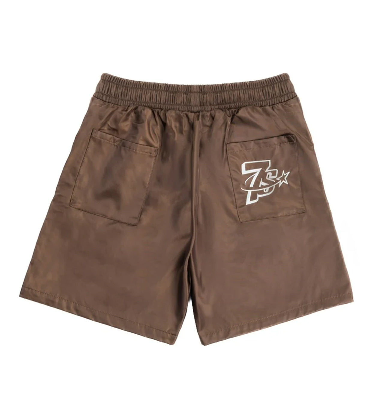 Triple Sevens Nylon Shorts Brown