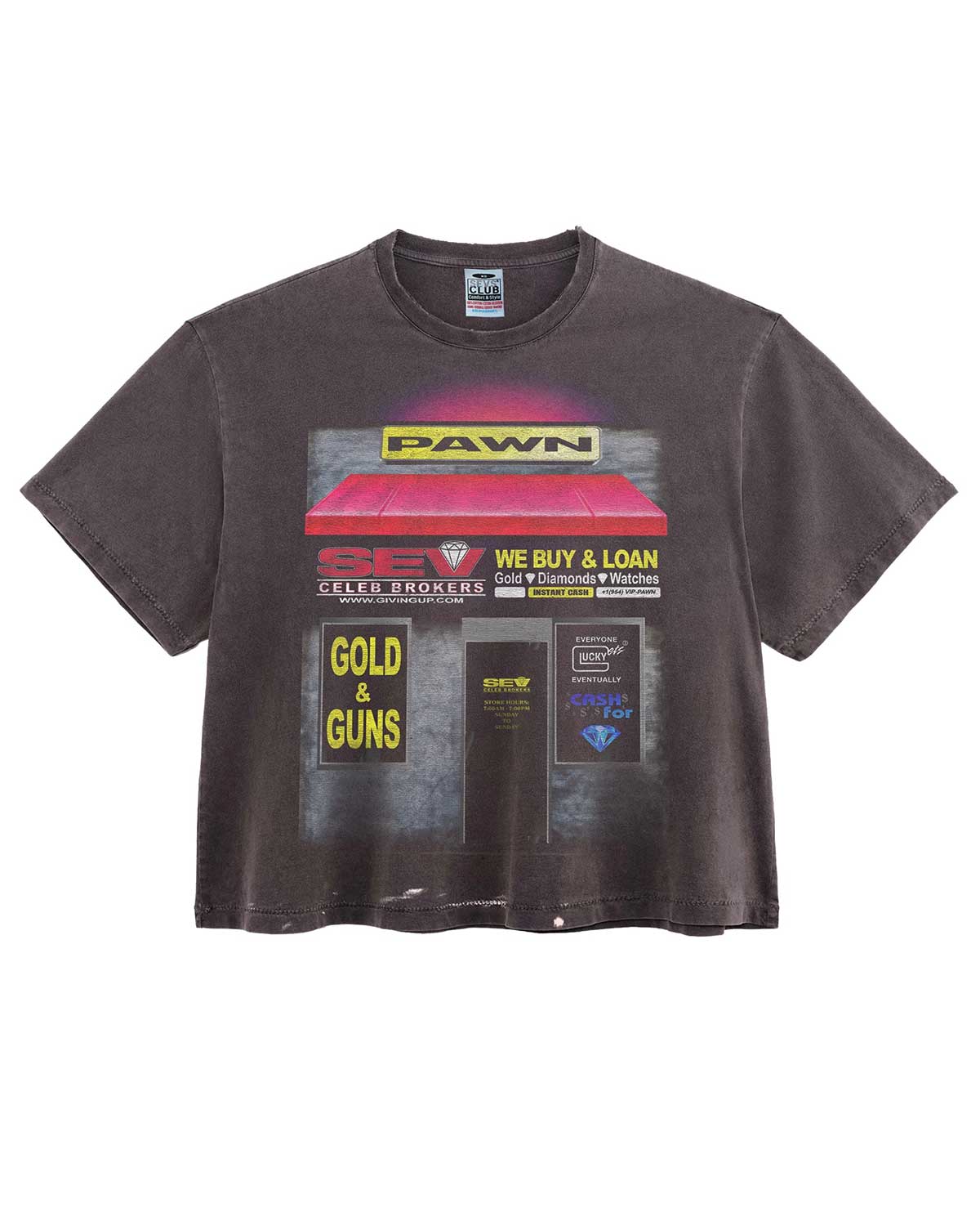 Triple Sevens Pawn Tee Black