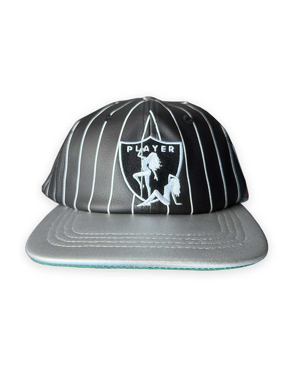 Triple Sevens Pinstripe Player Hat Black/White