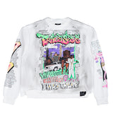 Triple Sevens Player L/S Tee White