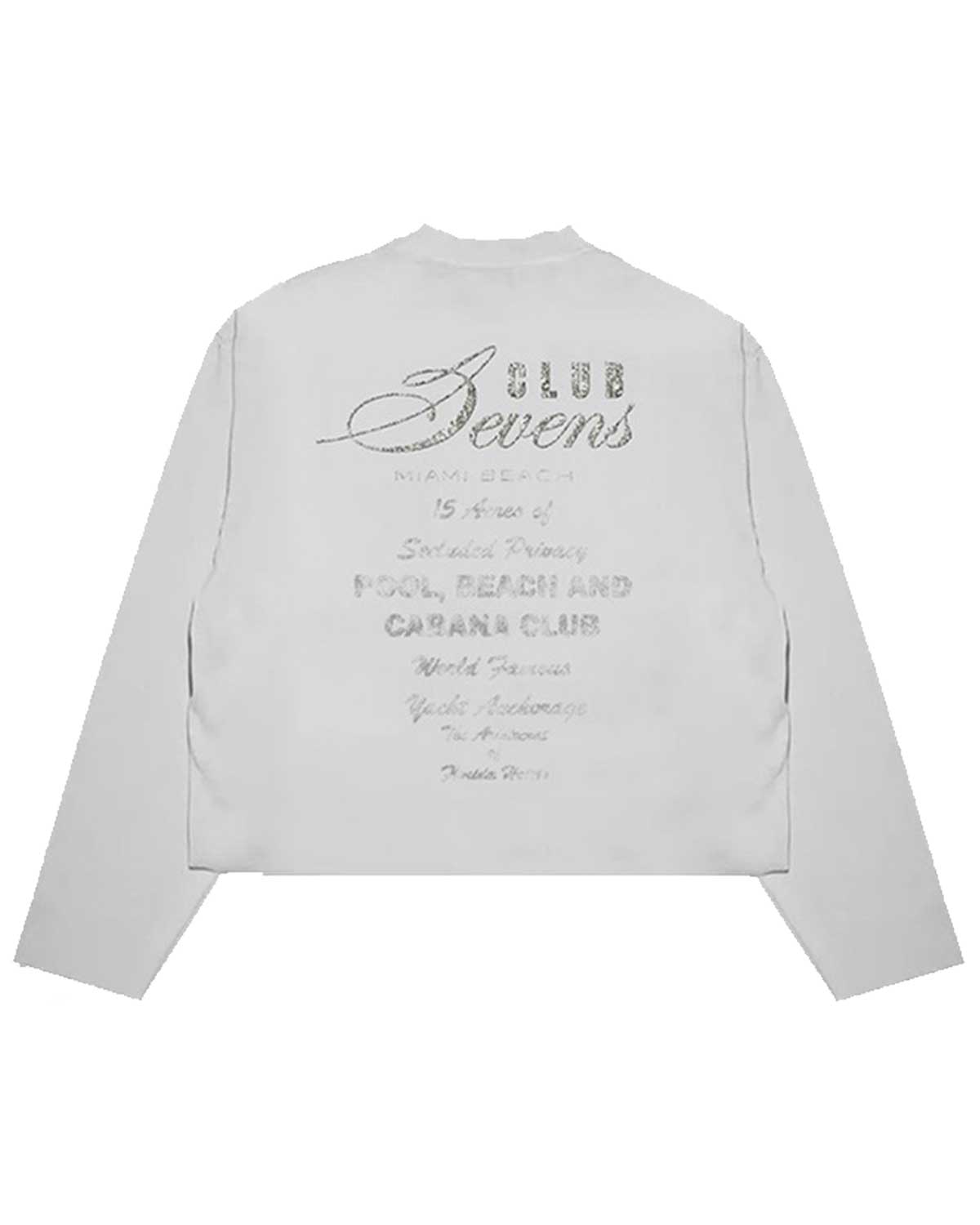 Triple Sevens Room Service L/S Tee White