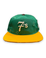 Triple Sevens Snapback Hat Green