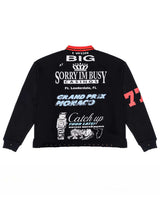 Triple Sevens Sponsor Polo Tee Black