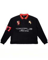 Triple Sevens Sponsor Polo Tee Black