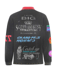 Triple Sevens Sponsor Polo Tee Black