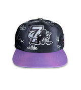 Triple Sevens Trap Logo Hat Black