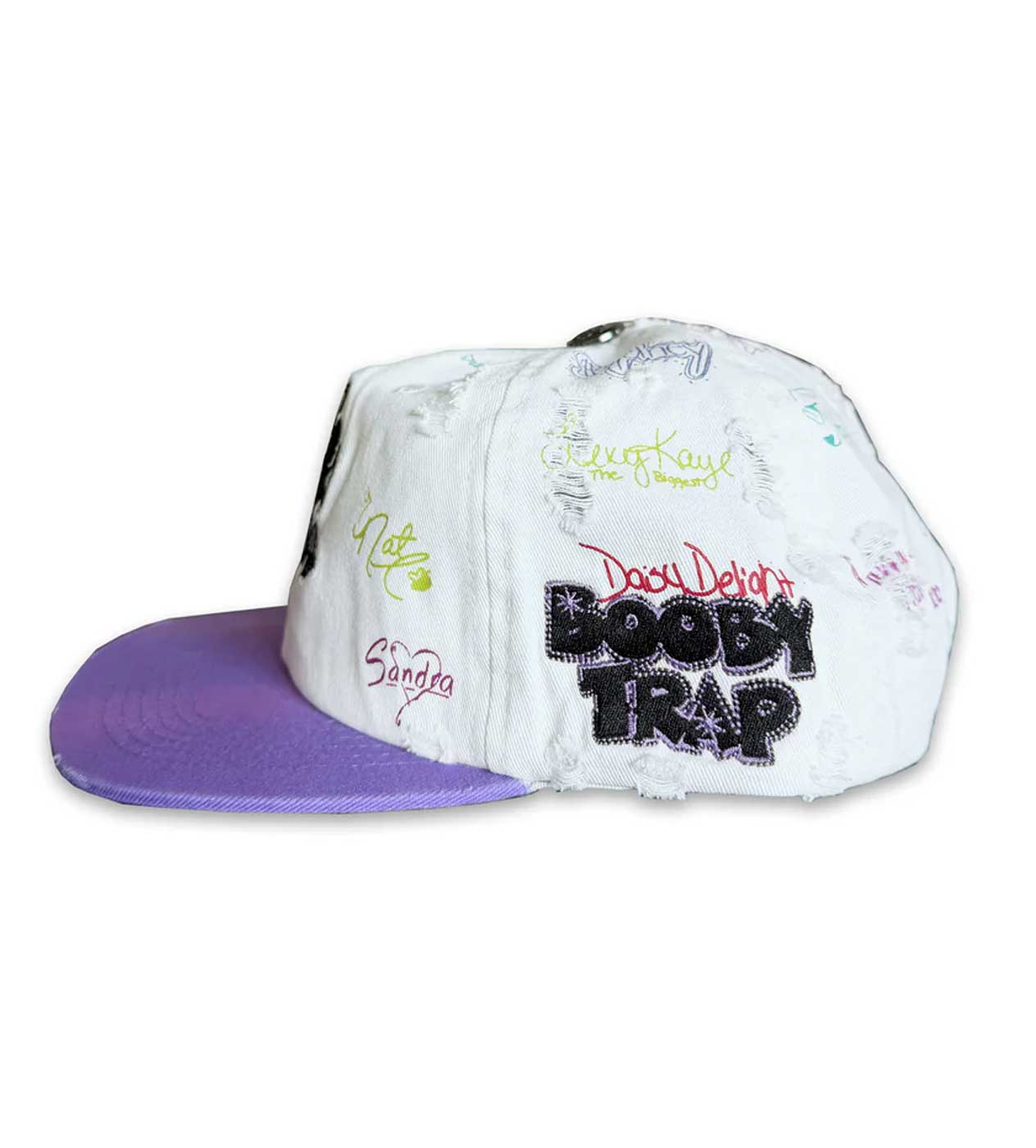 Triple Sevens Trap Logo Hat White
