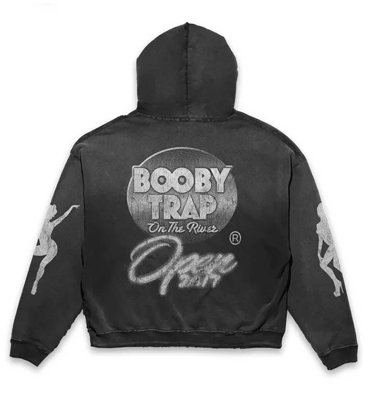 Triple Sevens Trap Logo Hoodie Black – Restock AR