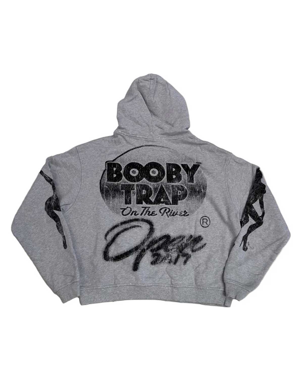 Triple Sevens Trap Logo Pullover Hoodie Grey