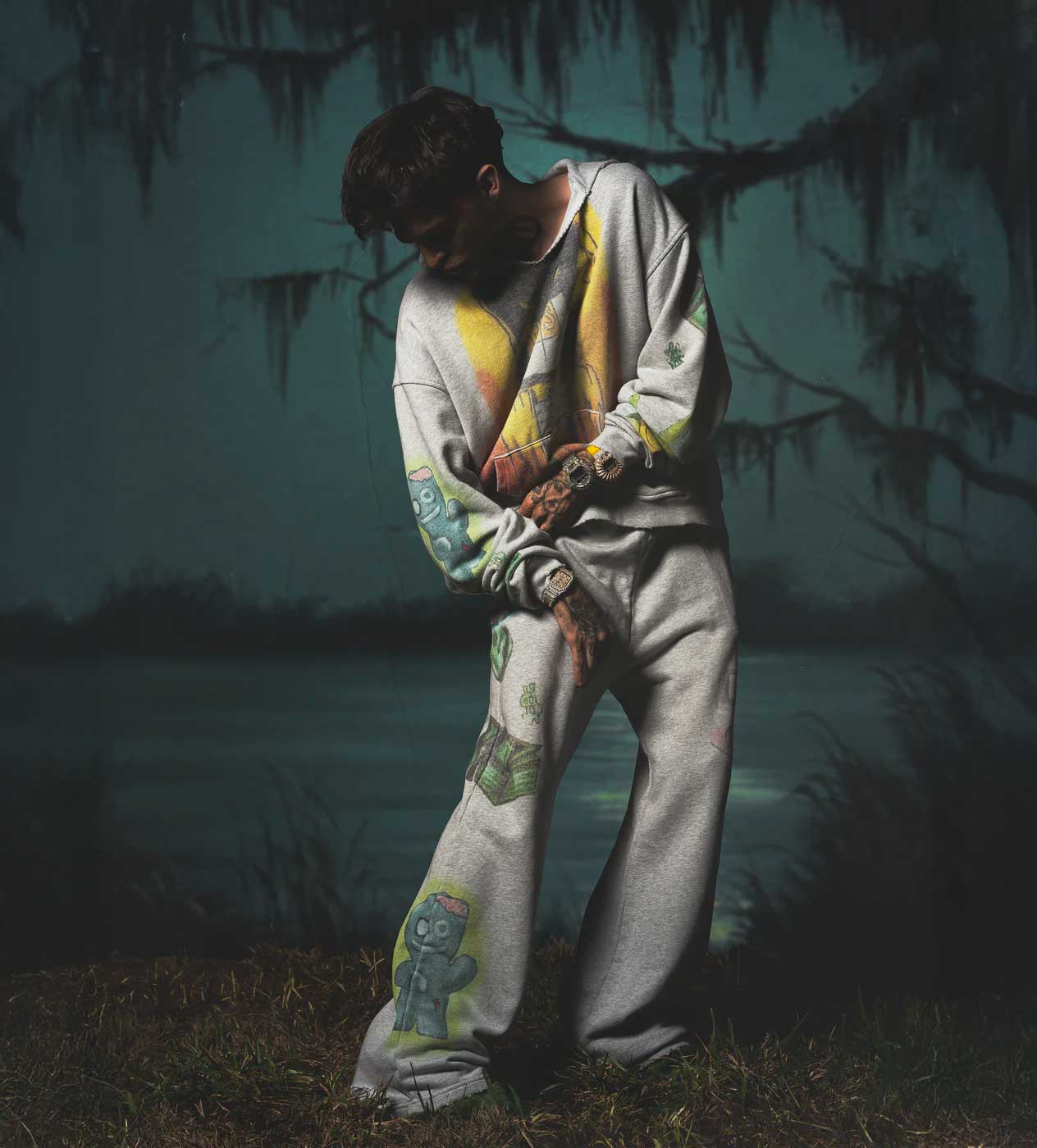 Triple Sevens Vices Sweatpants Grey