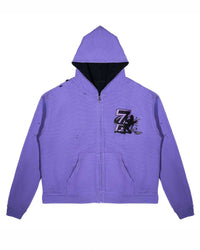 Triple Sevens Trap Reversible Zip Up Hoodie Black