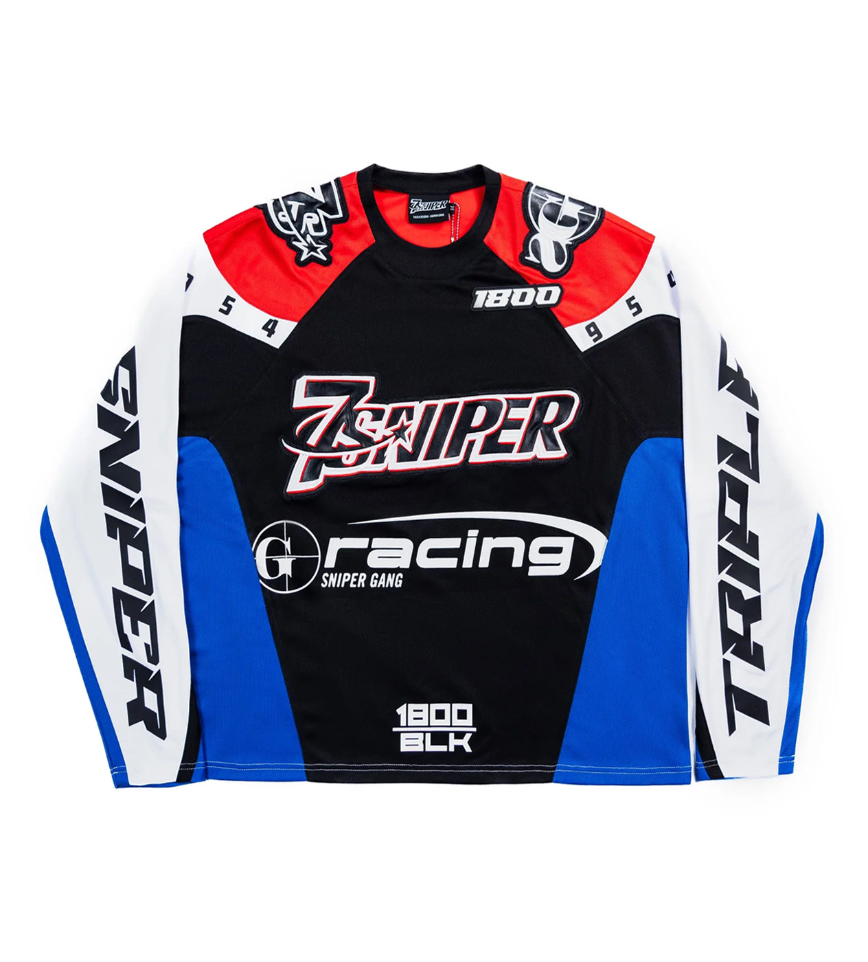 Triple Sevens x Sniper Gang 1800 Racing Jersey Black