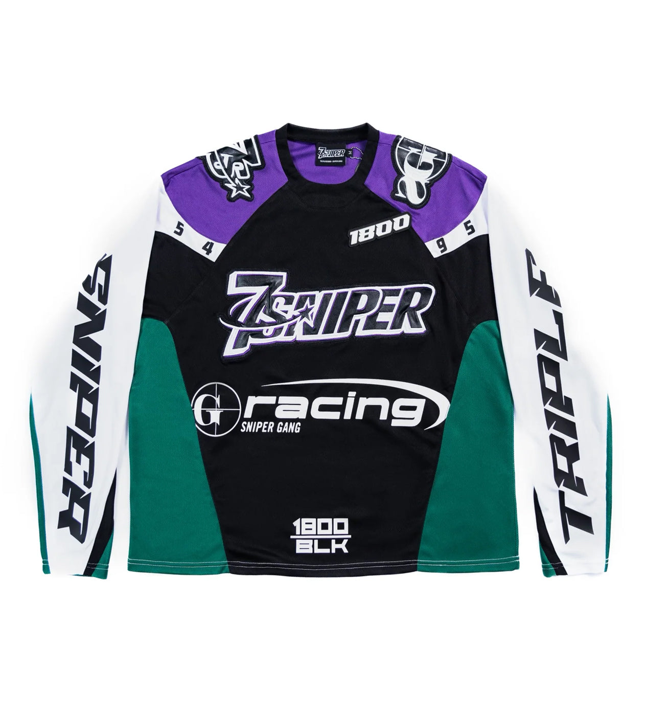 Triple Sevens x Sniper Gang 1800 Racing Jersey Green