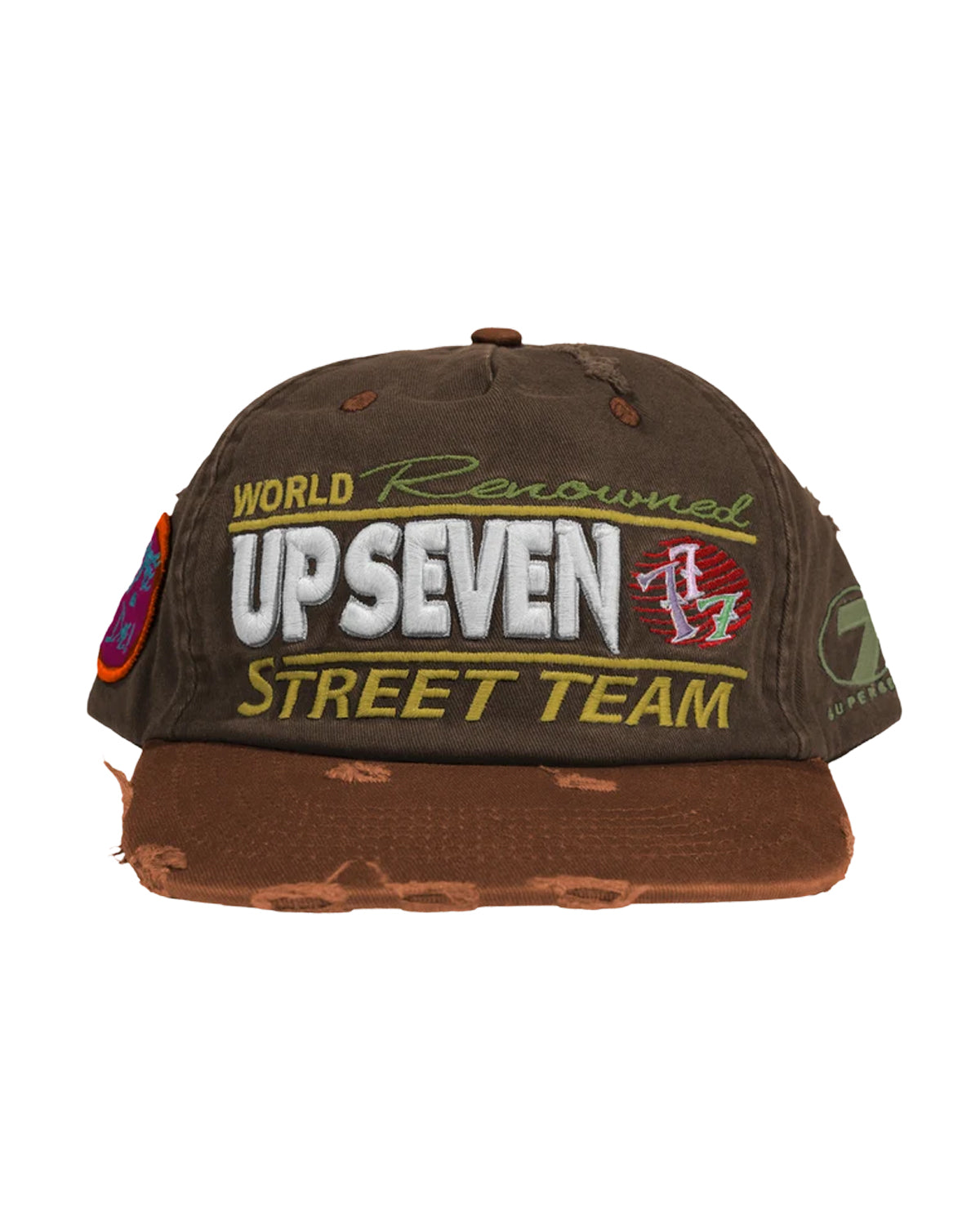 Up7Skate 7 Dweller Intl Street Team Snapback Hat Brown