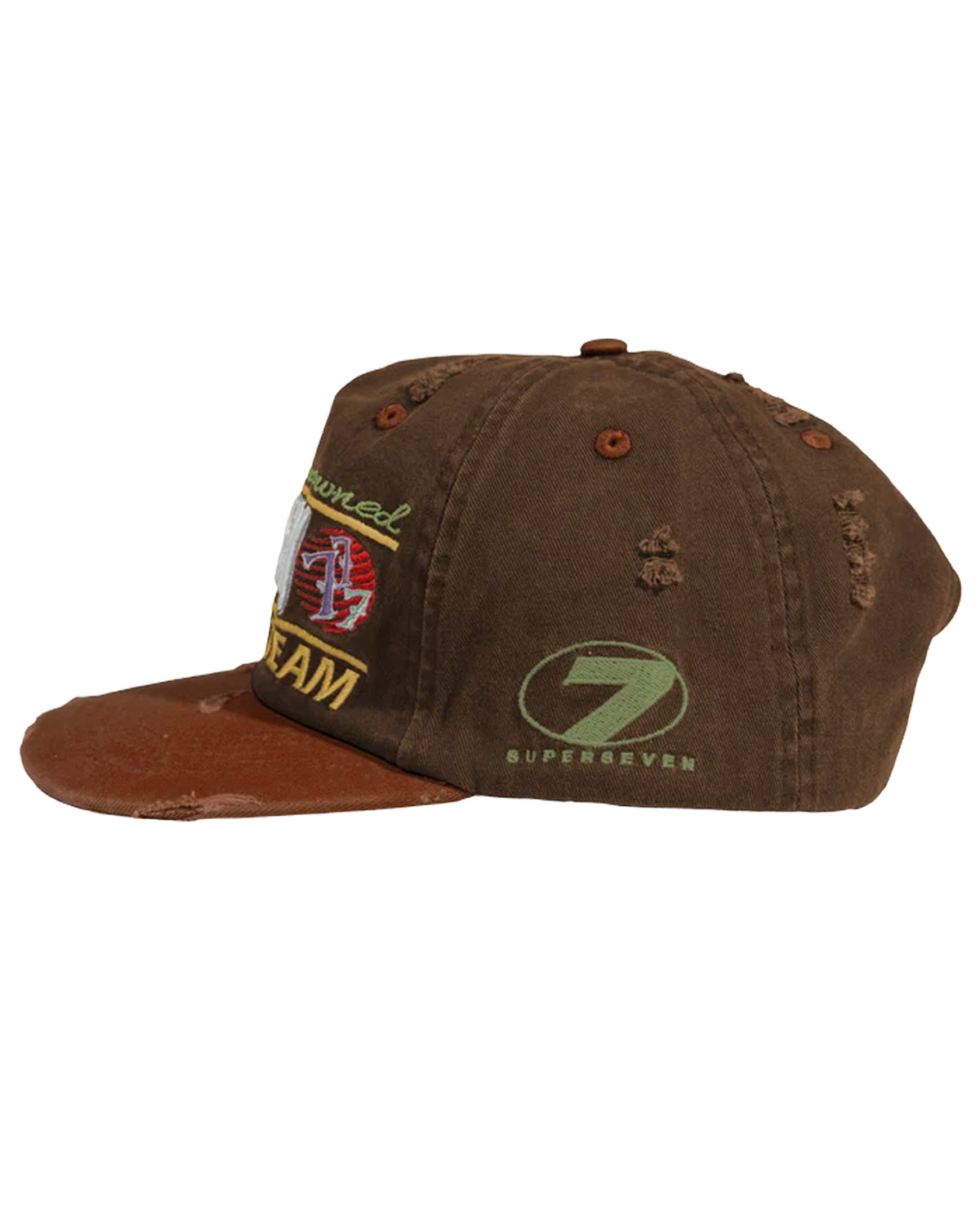 Up7Skate 7 Dweller Intl Street Team Snapback Hat Brown