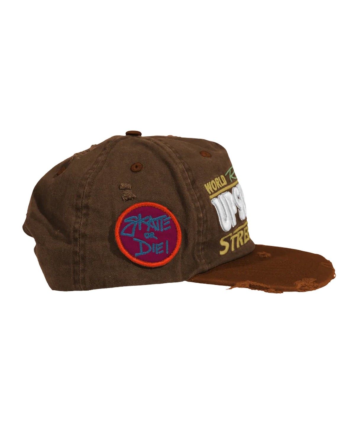 Up7Skate 7 Dweller Intl Street Team Snapback Hat Brown