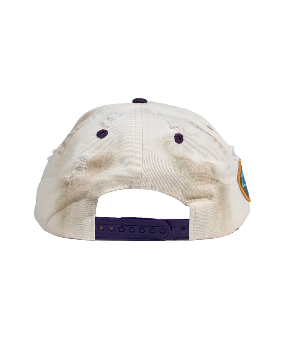 Up7Skate Dirty Meck Intl Street Team Snapback Hat White