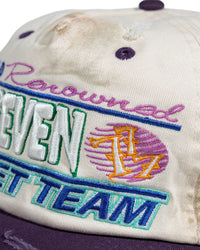 Up7Skate Dirty Meck Intl Street Team Snapback Hat White